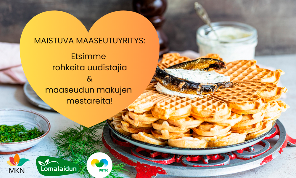 Suolainen vohveli.  Kuva: Maa- ja kotitalousnaiset